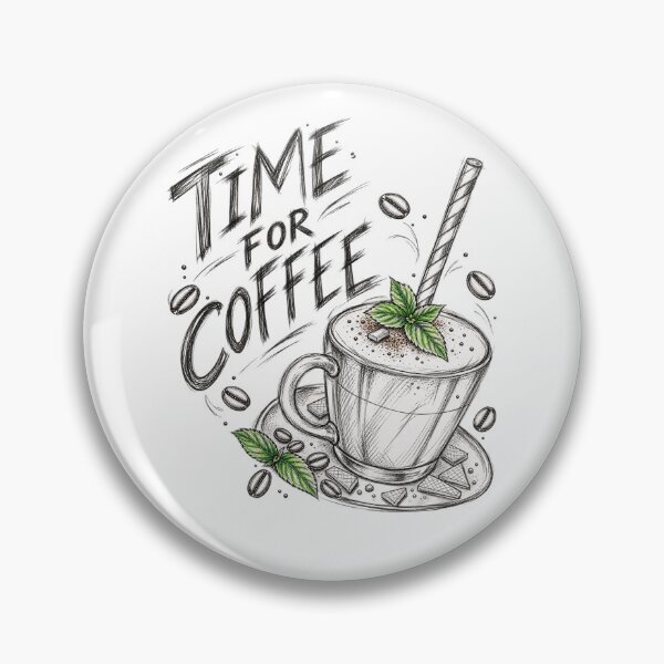 Item preview,  Time for Coffee – Vintage Coffee Sketch designed and sold by NOVS·94.