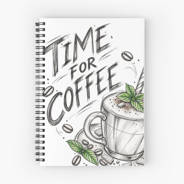 Item preview,  Time for Coffee – Vintage Coffee Sketch designed and sold by NOVS·94.