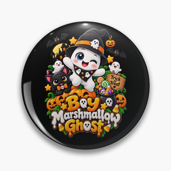 Item preview, Boy Marshmallow Ghost Cute Halloween Family Matching Shirt designed and sold by StaticEmpire.