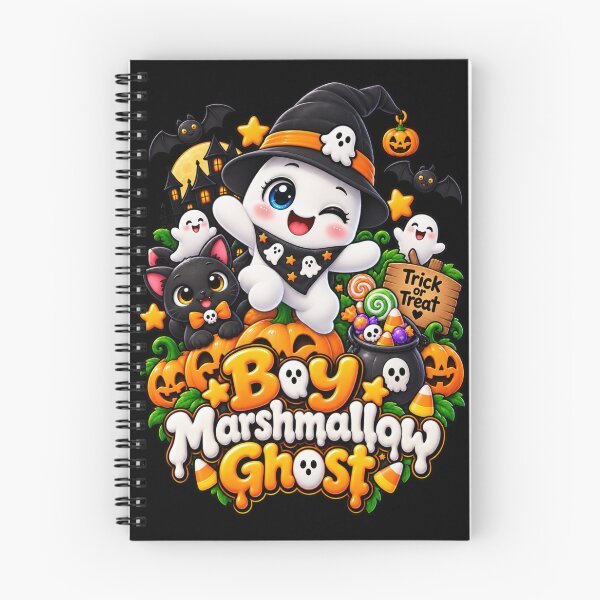 Item preview, Boy Marshmallow Ghost Cute Halloween Family Matching Shirt designed and sold by StaticEmpire.
