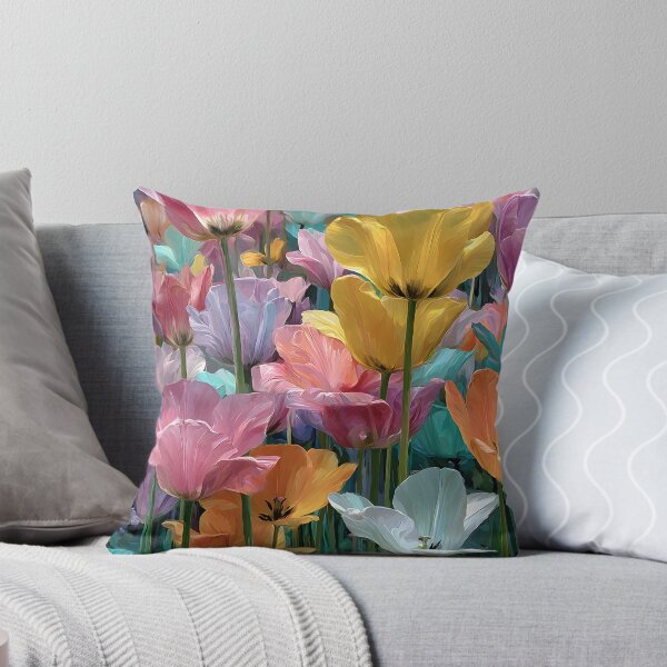 Item preview, Minimalist Tulips Painting Clean Modern Design designed and sold by AutoPopStudio.