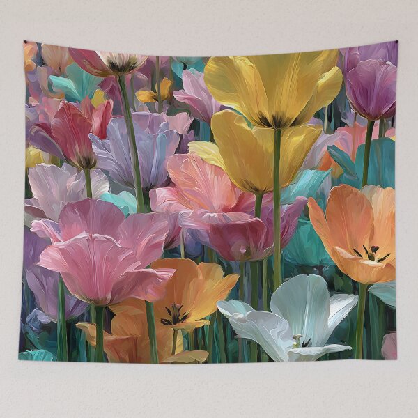 Item preview, Minimalist Tulips Painting Clean Modern Design designed and sold by AutoPopStudio.