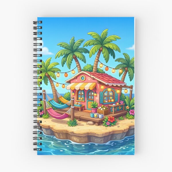 Item preview, Tropical Island Cabin Beach Hut Paradise designed and sold by Herodestroyer.