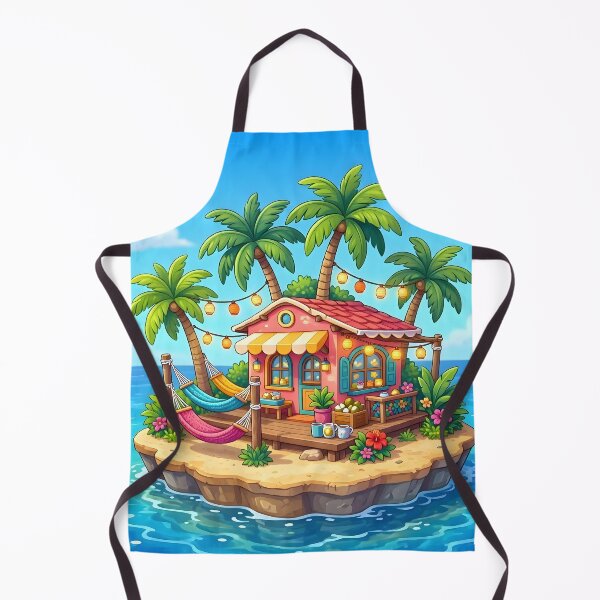 Item preview, Tropical Island Cabin Beach Hut Paradise designed and sold by Herodestroyer.