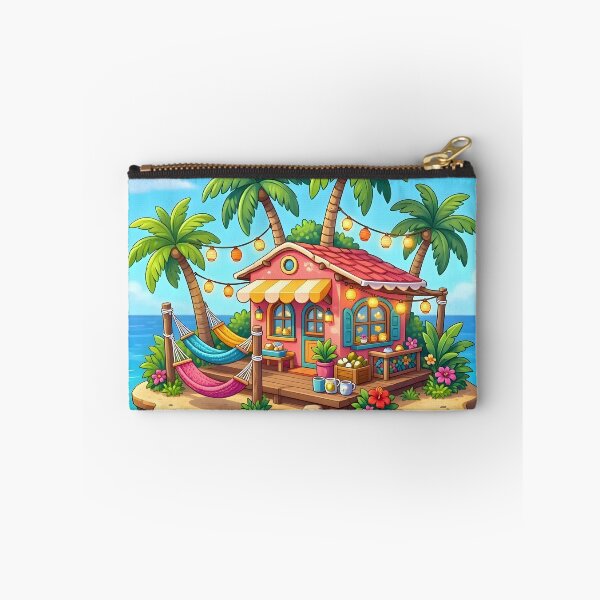 Item preview, Tropical Island Cabin Beach Hut Paradise designed and sold by Herodestroyer.