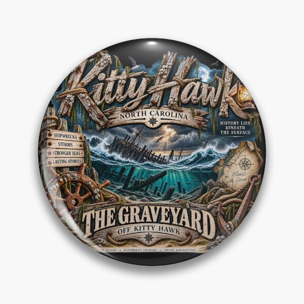 Item preview, Kitty Hawk NC Shipwreck Graveyard designed and sold by The Coastal Route.