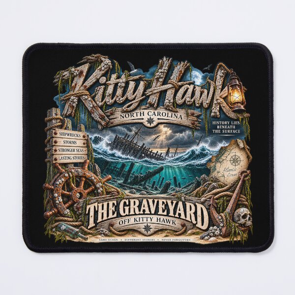 Item preview, Kitty Hawk NC Shipwreck Graveyard designed and sold by The Coastal Route.