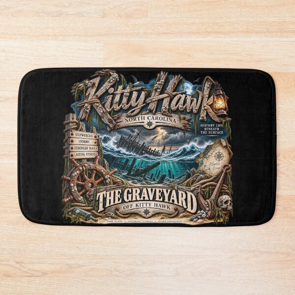 Item preview, Kitty Hawk NC Shipwreck Graveyard designed and sold by The Coastal Route.