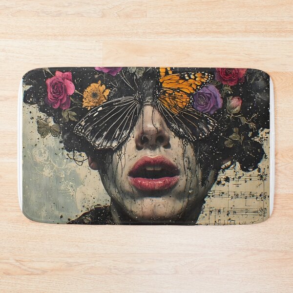 Item preview, Bloom Into The Darkness – Stunning Gothic Butterfly Portrait designed and sold by UrbanTempleArt.