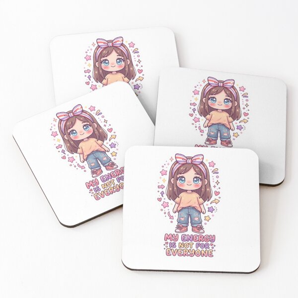 Item preview, My Energy Is Not For Everyone Sticker | Boundaries Aesthetic Sticker | Kawaii Self Care Sticker designed and sold by HOODYBUDSTYLES.