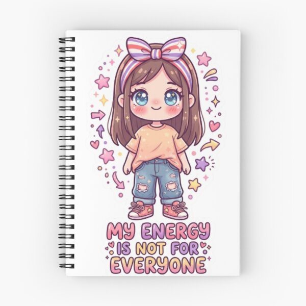 Item preview, My Energy Is Not For Everyone Sticker | Boundaries Aesthetic Sticker | Kawaii Self Care Sticker designed and sold by HOODYBUDSTYLES.