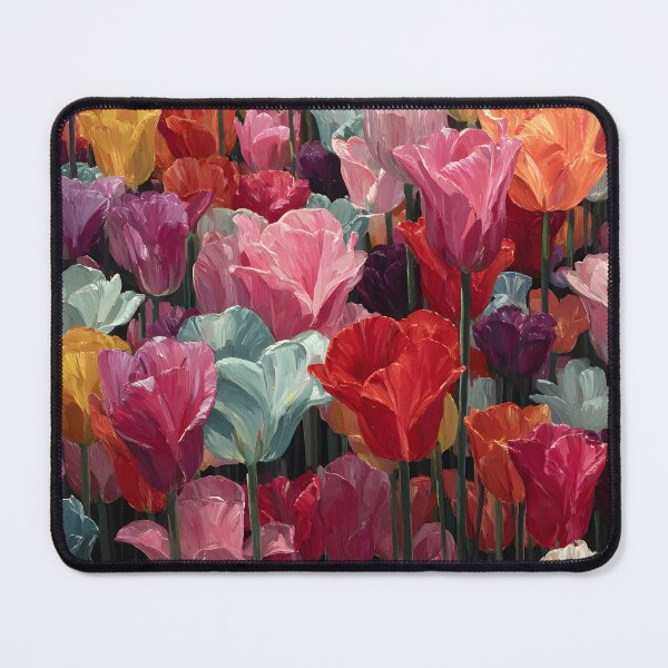 Item preview, Joyful Tulips Artwork Colorful Home Décor designed and sold by AutoPopStudio.