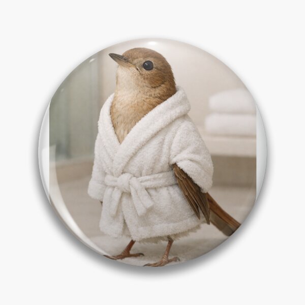 Item preview, Nightingale Wearing a Bathrobe designed and sold by Sillytoe.