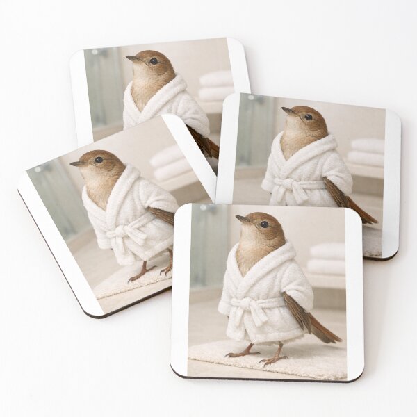 Item preview, Nightingale Wearing a Bathrobe designed and sold by Sillytoe.