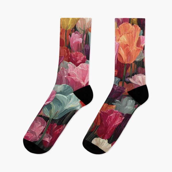 Item preview, Joyful Tulips Artwork Colorful Home Décor designed and sold by AutoPopStudio.