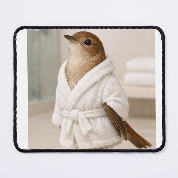 Item preview, Nightingale Wearing a Bathrobe designed and sold by Sillytoe.