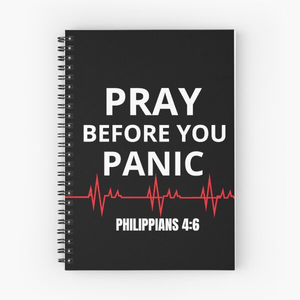 Item preview, Pray Before You Panic Christian Prayer Inspirational Design designed and sold by Faithstudio01.