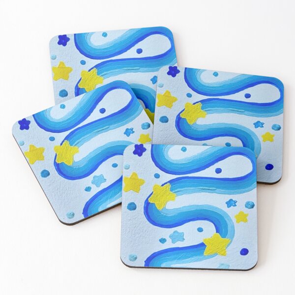 Item preview, Stars on a Green Space Wave designed and sold by Sydney-Sunxhine.