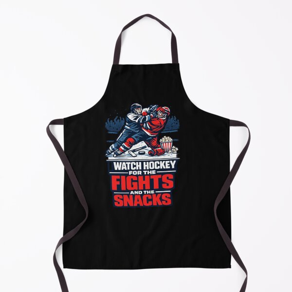 Artikelvorschau, Hockey Fights And Snacks Eishockey Motiv entworfen und verkauft von FunnyGiftDesign.
