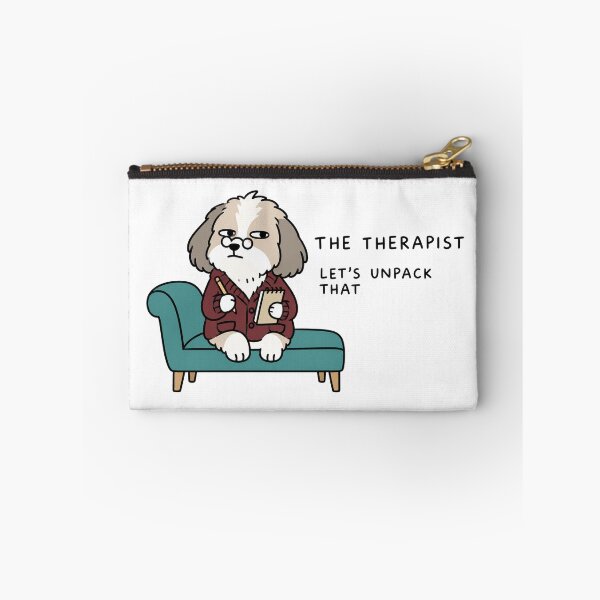 Item preview, Shih Tzu Therapist Dog Lets Unpack That Art designed and sold by SayMaria.
