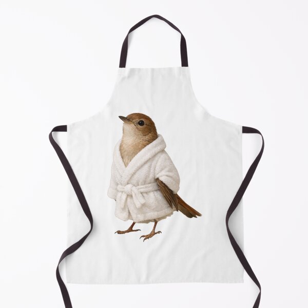 Item preview, Cozy Nightingale in a Bathrobe designed and sold by Sillytoe.