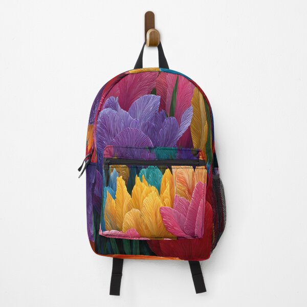 Item preview, Dreamlike Tulips Painting Fantasy Garden Artwork designed and sold by AutoPopStudio.