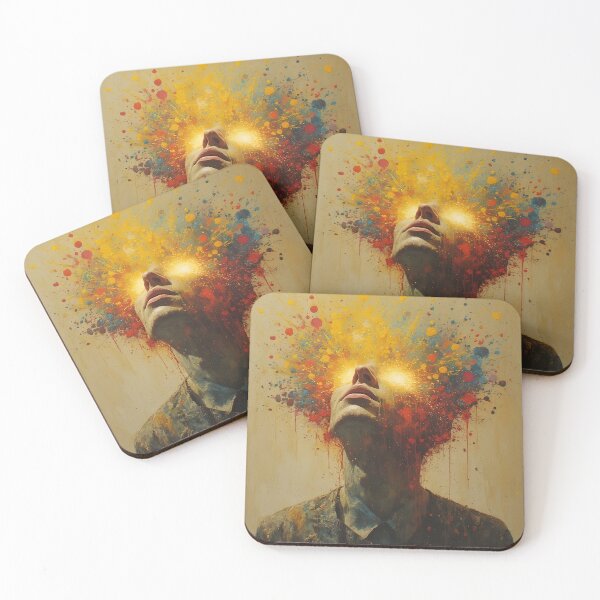 Item preview, Cosmic Awakening – Surreal Mind Expansion Art Print designed and sold by UrbanTempleArt.