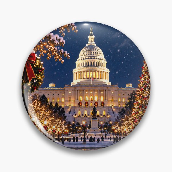 Item preview, MERRY CHRISTMAS 2026 - The Nation's Capital USA designed and sold by DBM Photo Art 1.