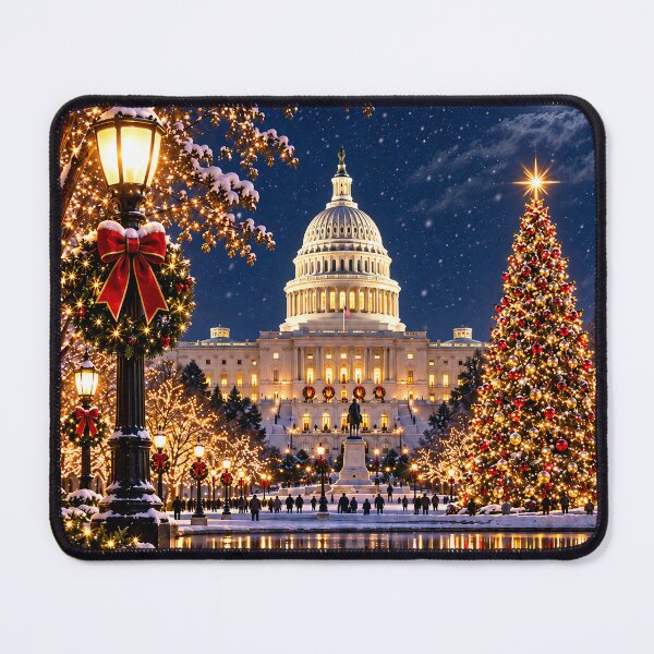 Item preview, MERRY CHRISTMAS 2026 - The Nation's Capital USA designed and sold by DBM Photo Art 1.