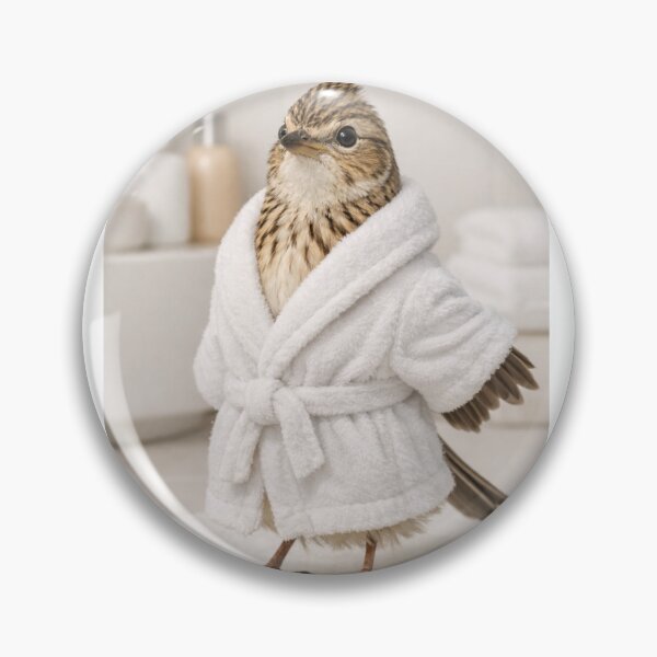 Item preview, Skylark Wearing a Bathrobe designed and sold by Sillytoe.