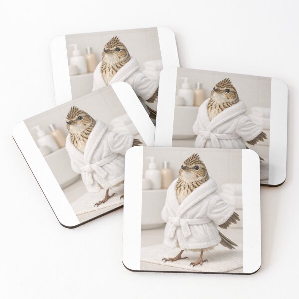 Item preview, Skylark Wearing a Bathrobe designed and sold by Sillytoe.