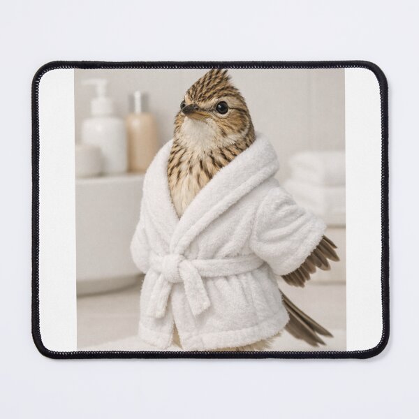Item preview, Skylark Wearing a Bathrobe designed and sold by Sillytoe.