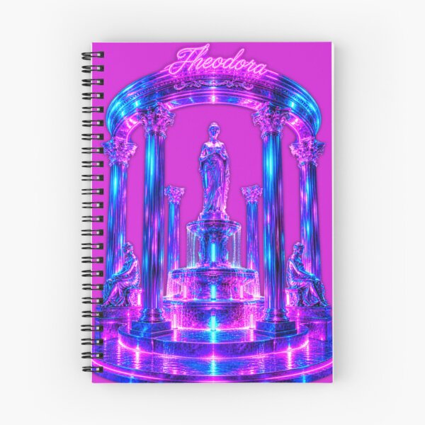Item preview, Vaporwave Neon Antiquity Pavilion - Theodora Cyberpunk Temple  designed and sold by A E S T H E T A T A G.