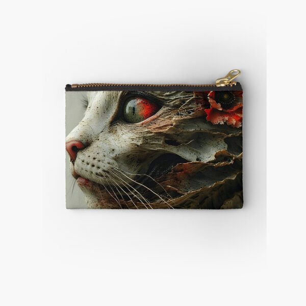 Item preview, The Feline Guardian – Surreal Fantasy Cat Art Print designed and sold by UrbanTempleArt.