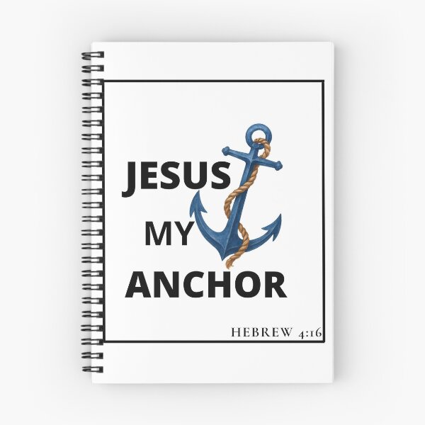 Item preview, Jesus My Anchor Christian Faith Hope Inspirational Design designed and sold by Faithstudio01.