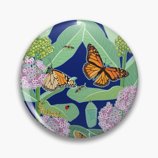 Item preview, Milkweed Microcosm of Butterflies and Pollinators designed and sold by Jedi-Artist.
