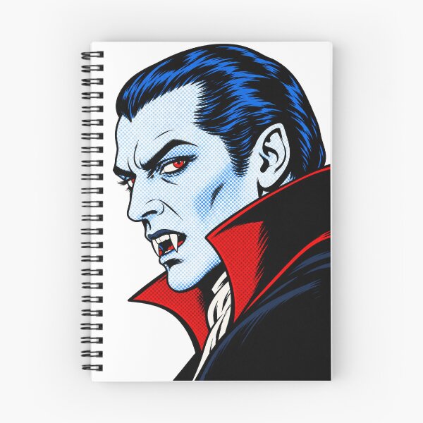 Item preview, Retro Pop Art Dracula Vampire – Vintage Halloween Gothic Horror Comic Art Portrait designed and sold by WolfmanProphecy.