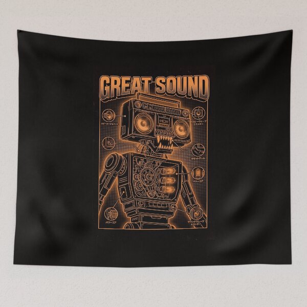 Item preview, Great Sound Monster Anatomy Print designed and sold by NullSpacePrints.