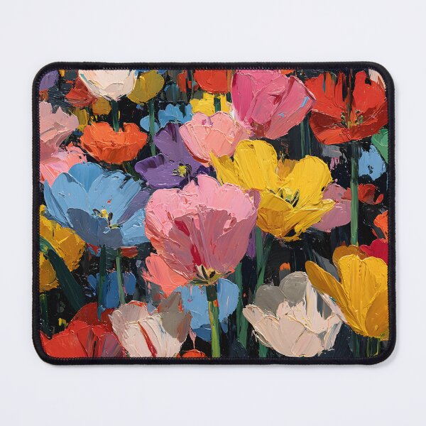 Item preview, Lush Tulips Painting Nature Botanical Wall Décor designed and sold by AutoPopStudio.