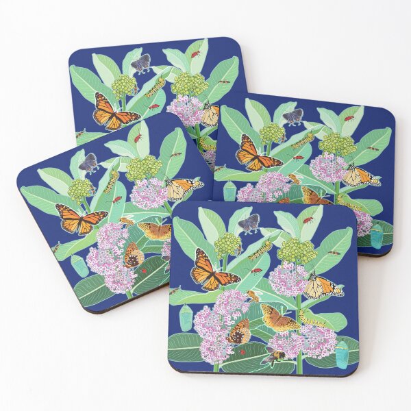Item preview, Milkweed Microcosm of Butterflies and Pollinators designed and sold by Jedi-Artist.