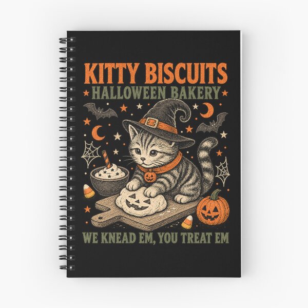 Item preview, Kitty Biscuits Halloween Bakery – Witch Cat designed and sold by DoArtITa.