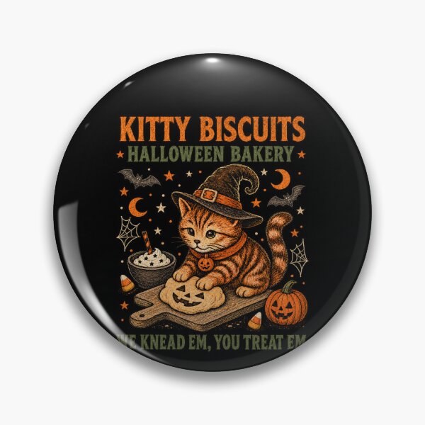 Item preview, Kitty Biscuits Halloween Bakery – Witch Cat designed and sold by DoArtITa.
