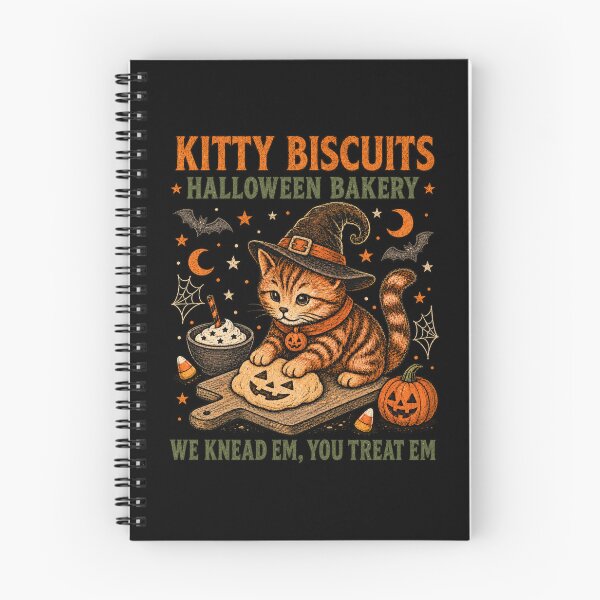 Item preview, Kitty Biscuits Halloween Bakery – Witch Cat designed and sold by DoArtITa.