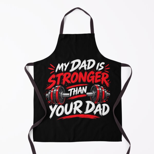 Item preview, My Dad is Stronger Than Your Dad Powerlifting Father's Day designed and sold by FreeArt2.