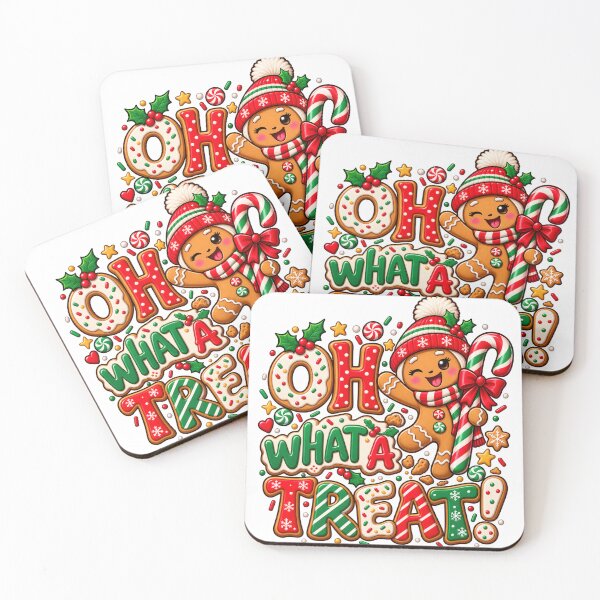 Item preview, Oh What a Treat Cute Gingerbread Christmas Design designed and sold by PALOZA SHOP.