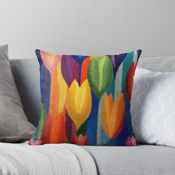 Item preview, Exotic Tulips Artwork Unique Colorful Painting designed and sold by AutoPopStudio.