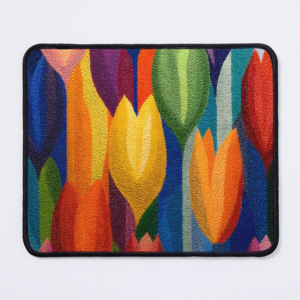 Item preview, Exotic Tulips Artwork Unique Colorful Painting designed and sold by AutoPopStudio.