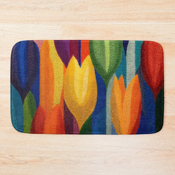 Item preview, Exotic Tulips Artwork Unique Colorful Painting designed and sold by AutoPopStudio.