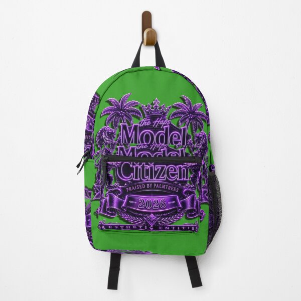 Item preview, Vaporwave Model Citizen Crest - Neon Purple Aesthetic Entities® designed and sold by A E S T H E T A T A G.
