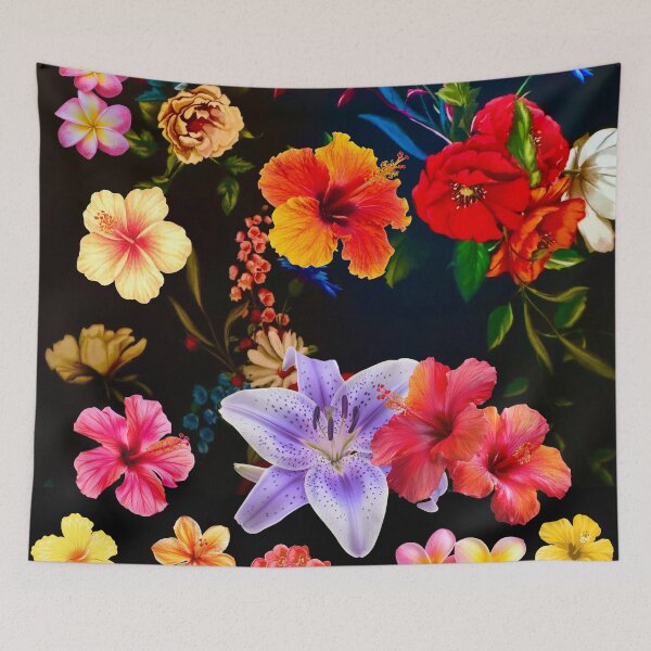 Item preview, Tropical Floral Pattern designed and sold by Swooncake Press.